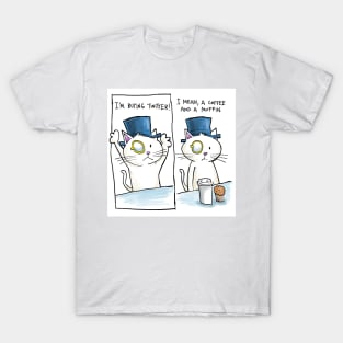 Dapper Cat - Buying Twitter T-Shirt